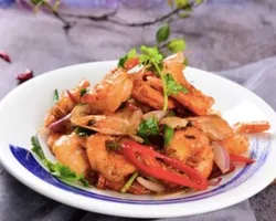 椒盐海中虾 Salt and Pepper Prawns | Customer Photo | Peng Cheng Northern Jiangsu Cuisine | 彭城小厨